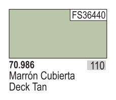 Vallejo 986 17ml Bottle Deck Tan Model Color (6/Bx)