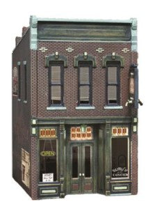 Woodland Scenics 5850 O Built-N-Ready Sully's Tavern 2-Story Building LED Lighted