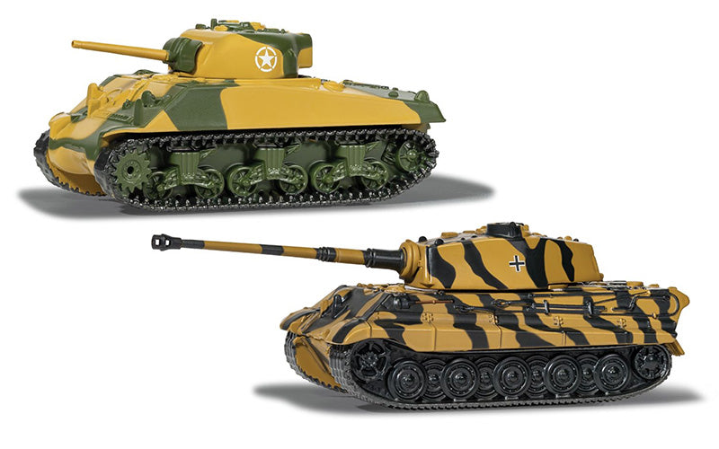 Corgi WT91302  Scale World of Tanks Sherman vs King Tiger World