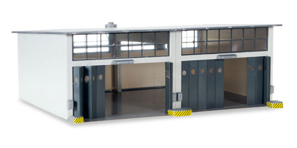 Herpa 745857 1/87 Scale Building Set - 2-Stall Repair Facility