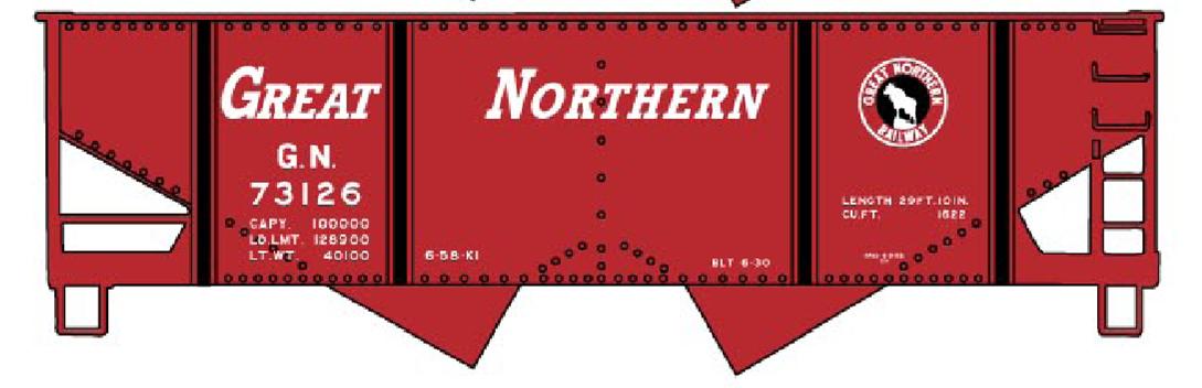 Accurail 23025 Ho Canton Coal Hopper Red