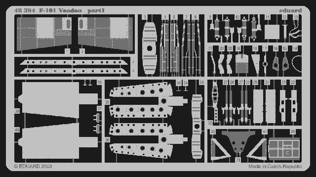 Eduard 48394 1/48 Aircraft- F101 Voodoo for RMX (D)