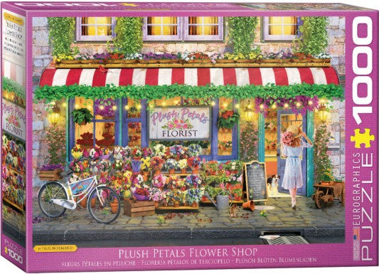 Eurographics 65518 Plush Petals Flower Shop Puzzle (1000pc)
