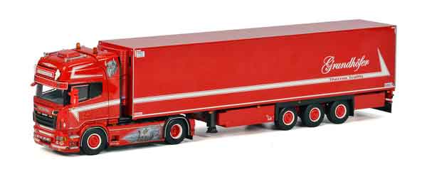 WSI 8767 1/50 Scale Grundhofer - Scania R Topline Tractor