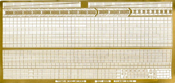 Toms Model Works 4005 1/400 RMS Titanic Rail Set (D)