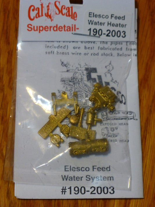 Cal Scale 2003 Ho Elesco Feedwater Heater Sys