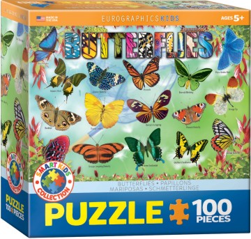 Eurographics 65485 Butterflies Puzzle (100pc)