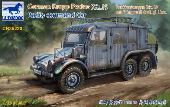 Bronco Models 35220 1/35 German Krupp Protze Kfz 19 Radio Command Car