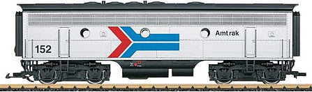 LGB 21580 G Scale EMD F7A - Sound and DCC -- Amtrak 102 (Phase I, silver, red, blue, black)