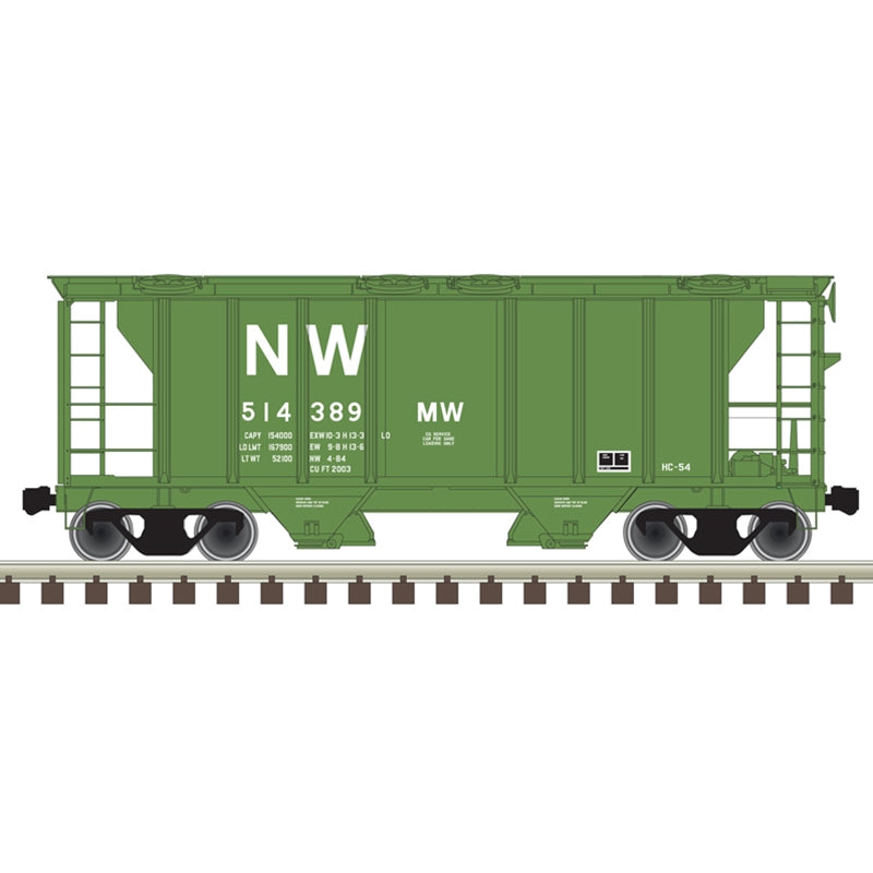 Atlas Trainman 50005904 N Ps-2 Cvd Hopper N&W 514389
