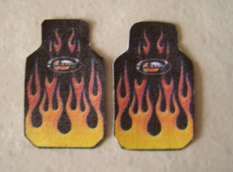 Plastic Dreams 710 1/25 Yellow Flame Car Mat Set