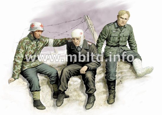 Master Box Models 3552 1/35 Ticket Home German Soldiers 1941-43 (3)