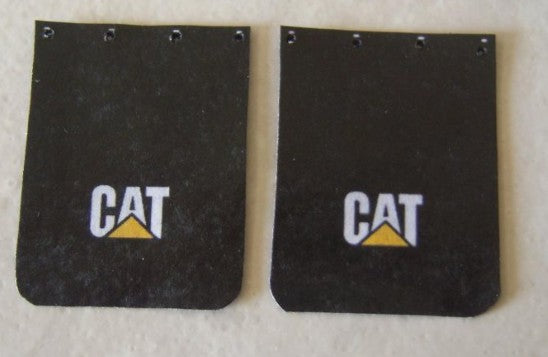 Plastic Dreams 1000 1/25 CAT Truck Mud Flap Set