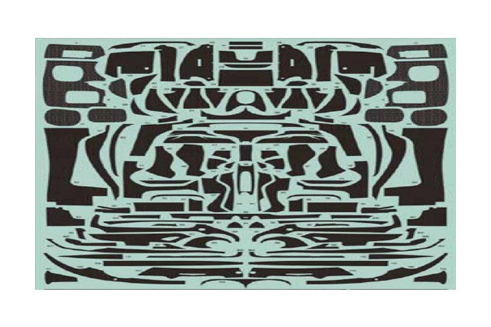 Tamiya 12656 1/24 LaFerrari Sports Car Carbon Pattern Decal Set