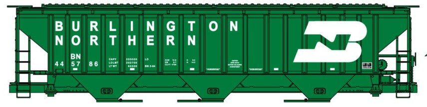 Accurail 6502 Ho Ps 4750 Grain Hop Bn