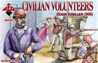 Red Box Figures 72028 1/72 Civilian Volunteers Boxer Rebellion 1900 (56)