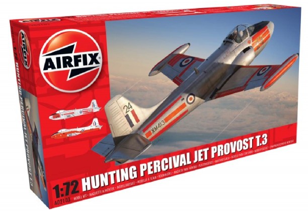 Airfix 2103 1/72 Hunting T3/T3a Percival Jet Provost Aircraft