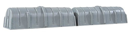 Walthers Scenemaster 3195 HO Scale Glass-Fiber Style Cushion Coil Car Hood -- Kit 2-Pack