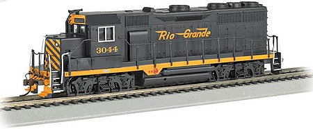 Bachmann 68814 HO Scale EMD GP35 - Sound and DCC - Sound Value -- Denver & Rio Grande Western (black, Aspen Gold)