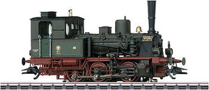 Marklin 37148 HO Scale Class T 3 0-6-0T - 3-Rail - Sound, Smoke and Digital -- Royal Prussian Railroad Administration KPEV 4938 (Era I, green, black, red)