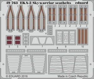 Eduard 49763 1/48 Aircraft- Seatbelts EKA3 Skywarrior for TSM (Painted) (D)