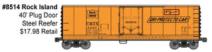 Accurail 8514 Ho 40'Pd Steel Reefer Ri