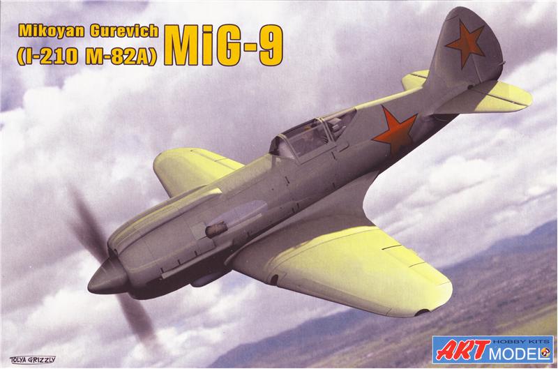 Art Model Kits 7207 1/72 MiG9 (I210/m82A) Soviet Fighter