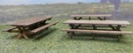 RS Laser Kits 2515 Ho Picnic Tables 6Pak