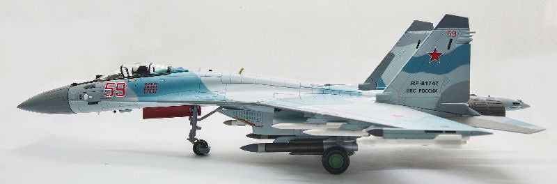 Hobby Master HA5709 1/72 Scale Su-35 Flanker E - Red 59 Russian Air