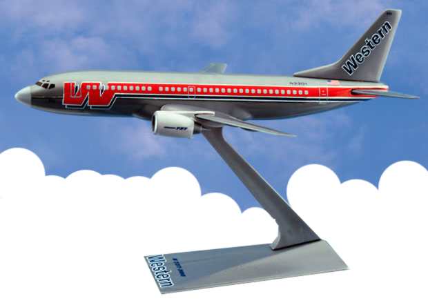 Flight Miniatures LP3848 B737-300 Western 1/200