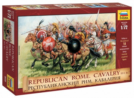 Zvezda 8038 1/72 Republican Rome Cavalry III-I BC (18 Mtd)