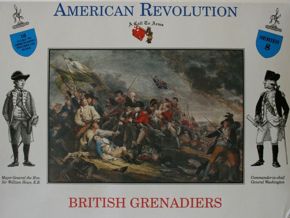 A Call To Arms 8 1/32 American Revolution: British Grenadiers (16)