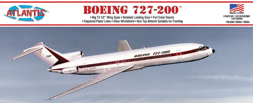 Atlantis Models 6005 1/96 B727 Passenger Airliner (formerly Aurora)