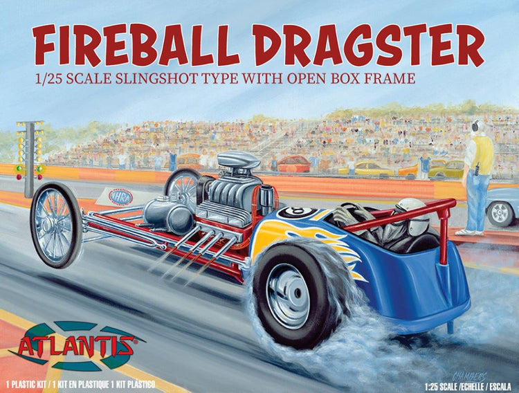 Atlantis Models 6710 1/25 Fireball Slingshot Dragster (formerly Monogram)