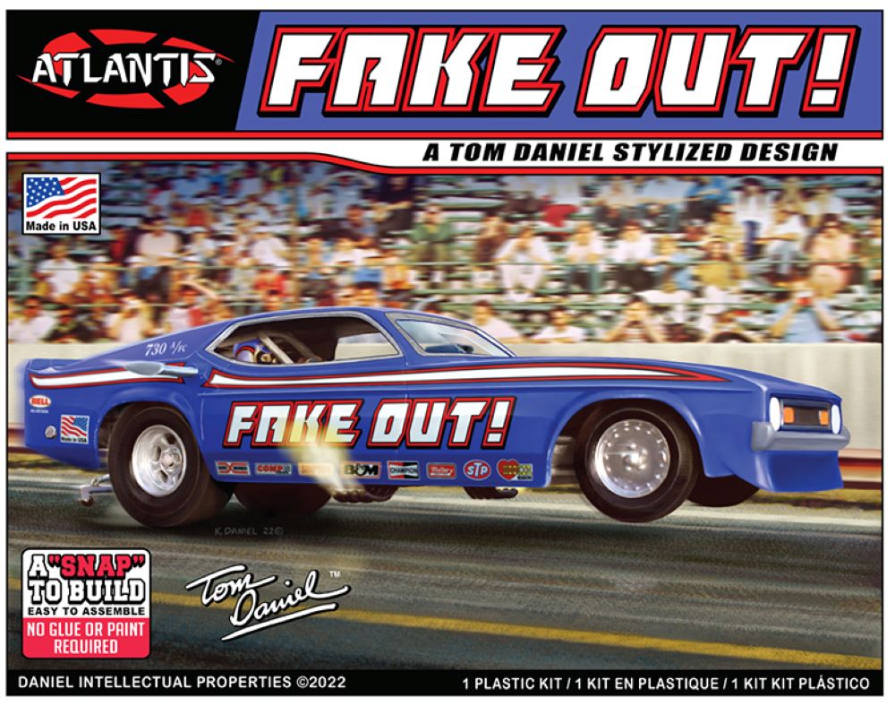 Atlantis Models 8275 1/32 Tom Daniel's Fake Out Funny Car (Snap) (formerly Monogram)