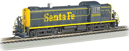 Bachmann 68615 HO Scale Alco RS3 - Sound and DCC - Sound Value -- Santa Fe (blue, yellow)