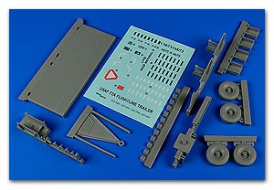 Aerobonus 320080 1/32 USAF Flightline F2A Steel-Type Platform Trailer (D)