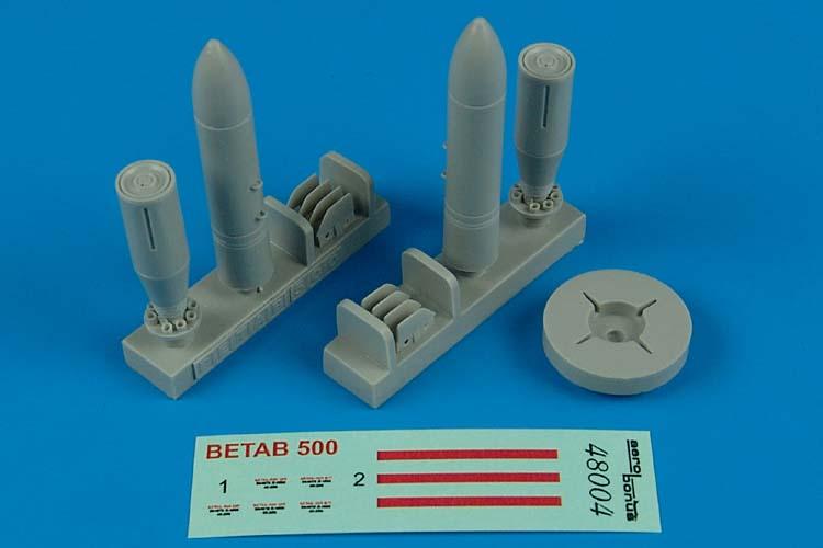 Aerobonus 480004 1/48 BetAb500 Soviet Penetration Bombs (D)