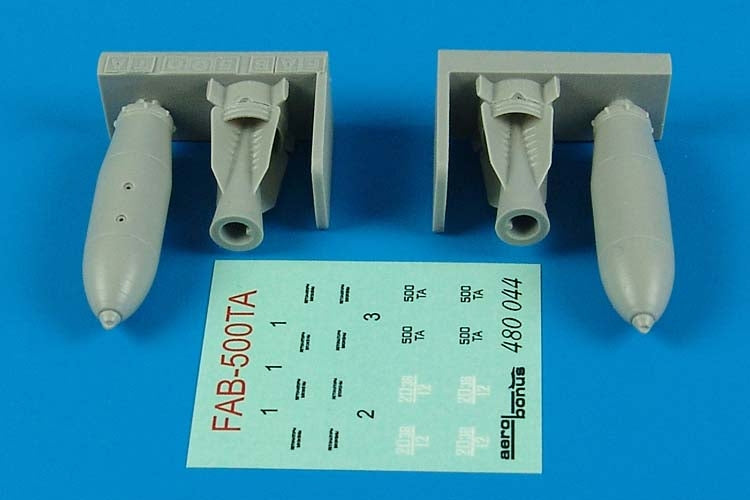 Aerobonus 480044 1/48 Russian FAB500TA Bombs (2) (D)