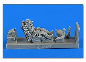 Aerobonus 480159 1/48 Soviet Su27 Flanker Fighter Pilot w/Ejection Seat