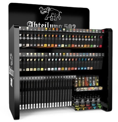 Abteilung 502 11001F Complete Range Paint Deal w/FREE Rack (4 each 50 Colors, 5 Auxiliaries, 20 Brushes; 1 each 7 Sets)