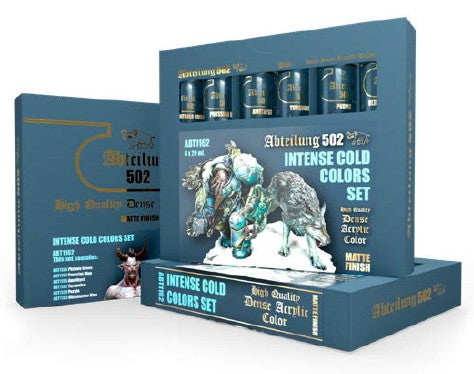 Abteilung 502 1162 Intense Cold Acrylic Paint Set (6 Colors) 20ml Tubes (D)