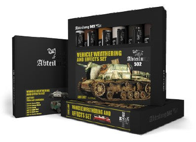 Abteilung 502 302 Vehicle Weathering & Effect Oil Paint Set  (6 Colors) 20ml Tubes