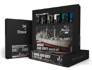 Abteilung 502 306 Naval & Grey Effects Weathering Oil Paint Set (6 Colors) 20ml Tubes