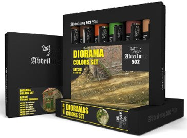 Abteilung 502 307 Dioramas Weathering Oil Paint Set (6 Colors) 20ml Tubes