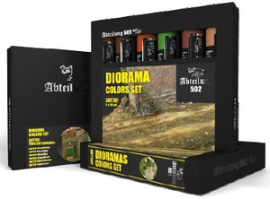 Abteilung 502 307 Dioramas Weathering Oil Paint Set (6 Colors) 20ml Tubes