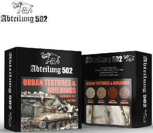 Abteilung 502 401 Urban Textures & Buildings Pigment Set (4 Colors) 20ml Bottles