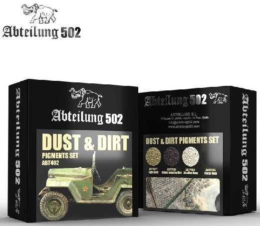Abteilung 502 402 Dust & Dirt Pigment Set (4 Colors) 20ml Bottles