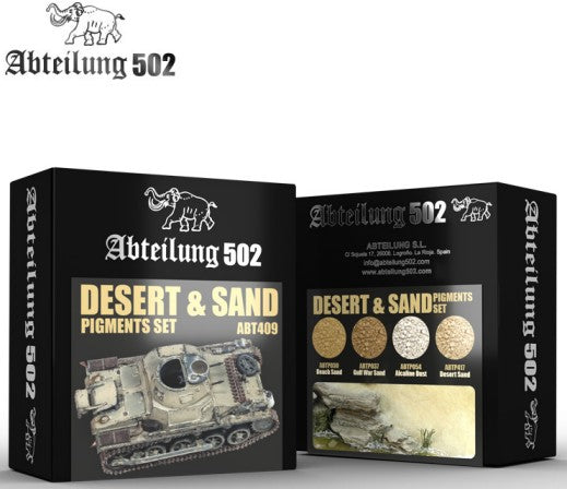 Abteilung 502 409 Desert & Sand Pigment Set (4 Colors) 20ml Bottles