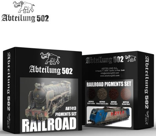 Abteilung 502 413 Railroad Pigment Set (4 Colors) 20ml Bottles (D)
